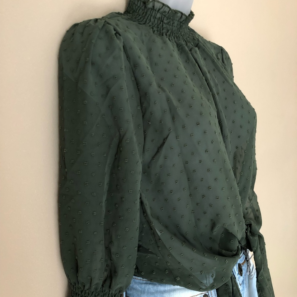 Tie Front Top - Picture 4 of 8